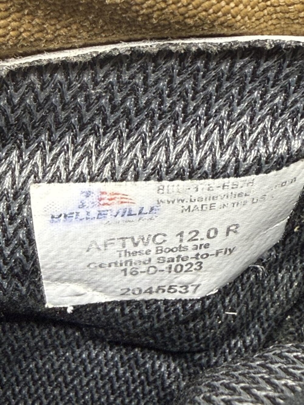 Belleville AFTW Gore-Tex Tactical Combat Boots 16-D-1023 All Weather Mens 12 R - Picture 7 of 8